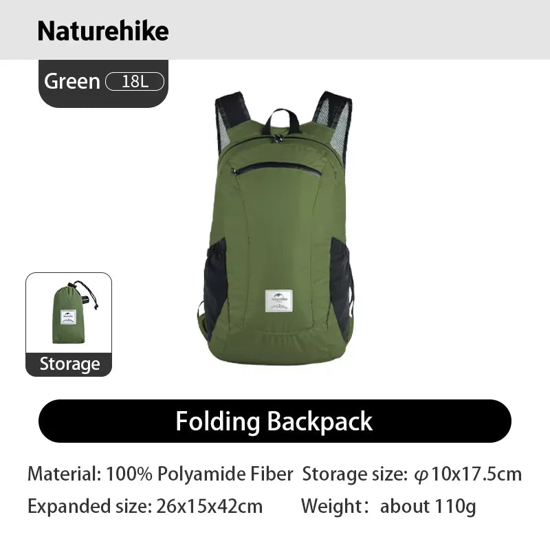 Naturehike 18L Folding Waterproof Backpack