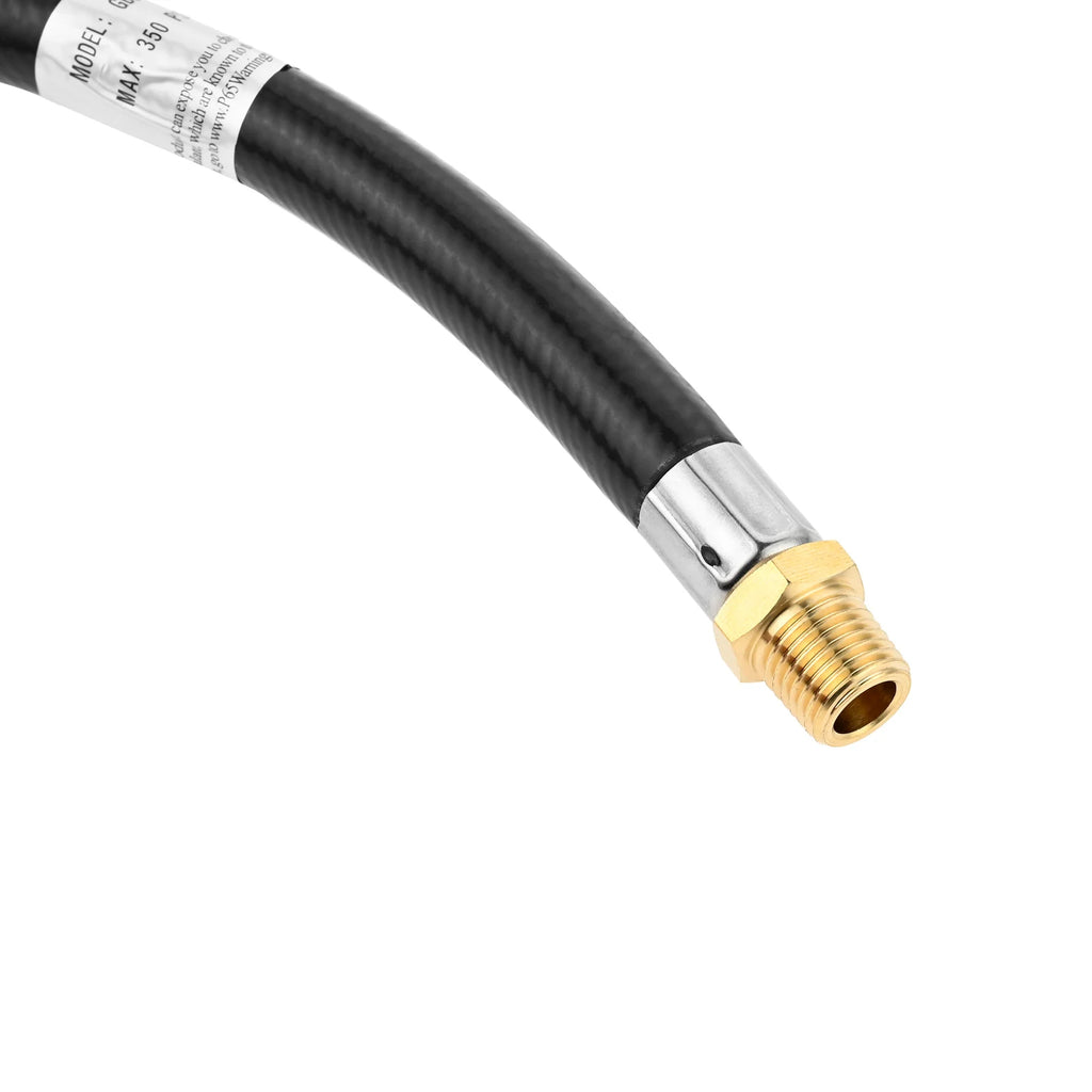 1/4"NPT Propane Extension Hose Kit- Soft Nose POL Propane Gas Fitting LP 1/4" NPT Male & Female Coupler 5FT High Pressure Hose