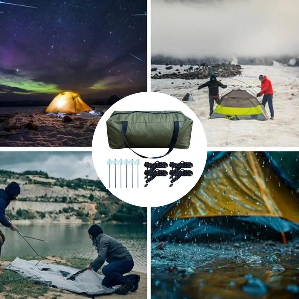 Tent Canopy Camping Canopy Portable Sun Shade Outdoor Hub Tent Large Space Camping Sun Shelter Patio BBQ Canopy Tent For Picnic