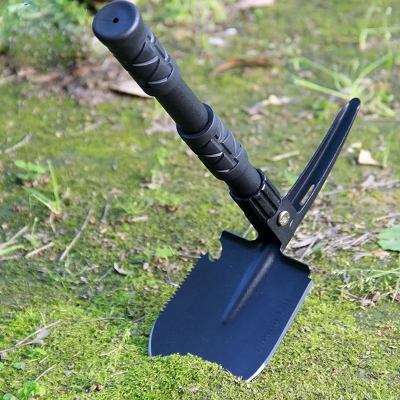 Survival equipment, camping engineer shovel, multi-functional outdoor hoe, military shovel, manganese steel thickened shovel