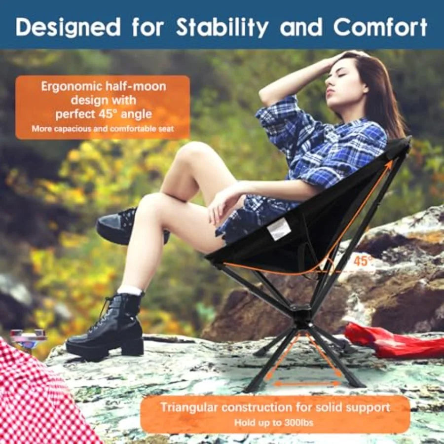 360° Rotating Camping Chair