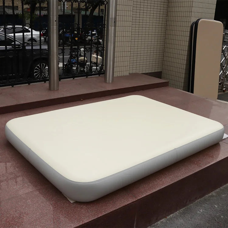 2x1.5x0.2m Portable Inflatable Mattress, Waterproof Blow Up Air Bed for Outdoor Camping, Easy Inflation and 1 Year Warranty