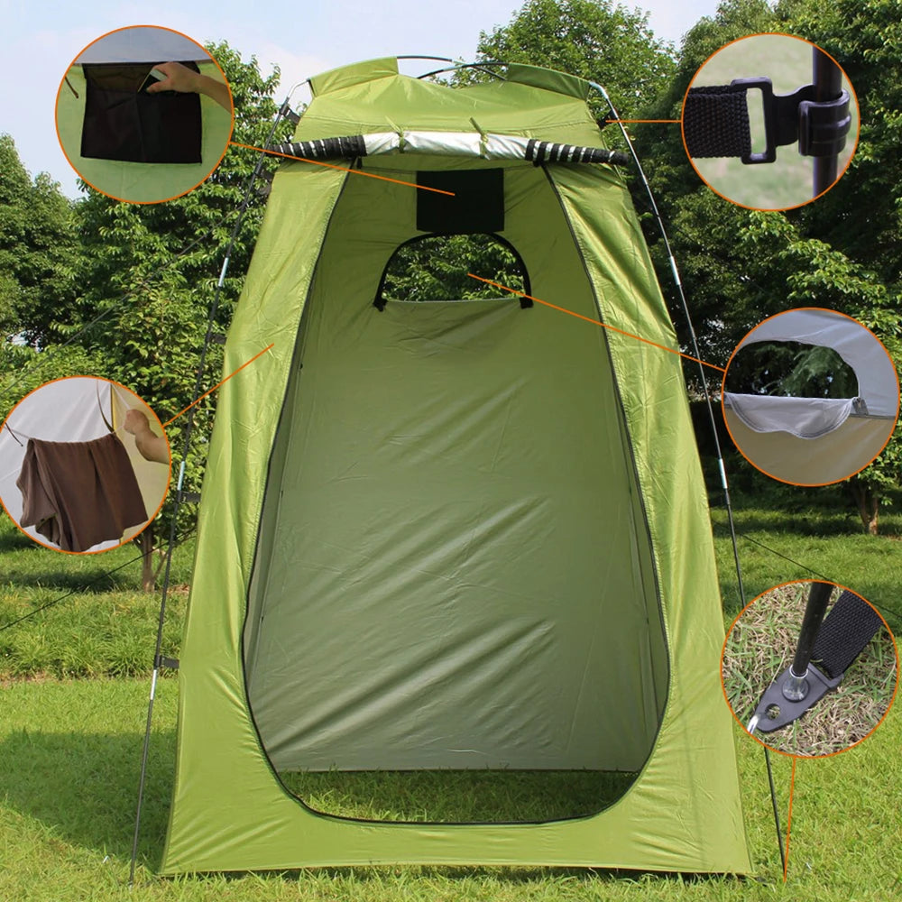 Camping Tent for Shower 6FT Privacy Changing Room for Camping Biking Toilet Shower Beach