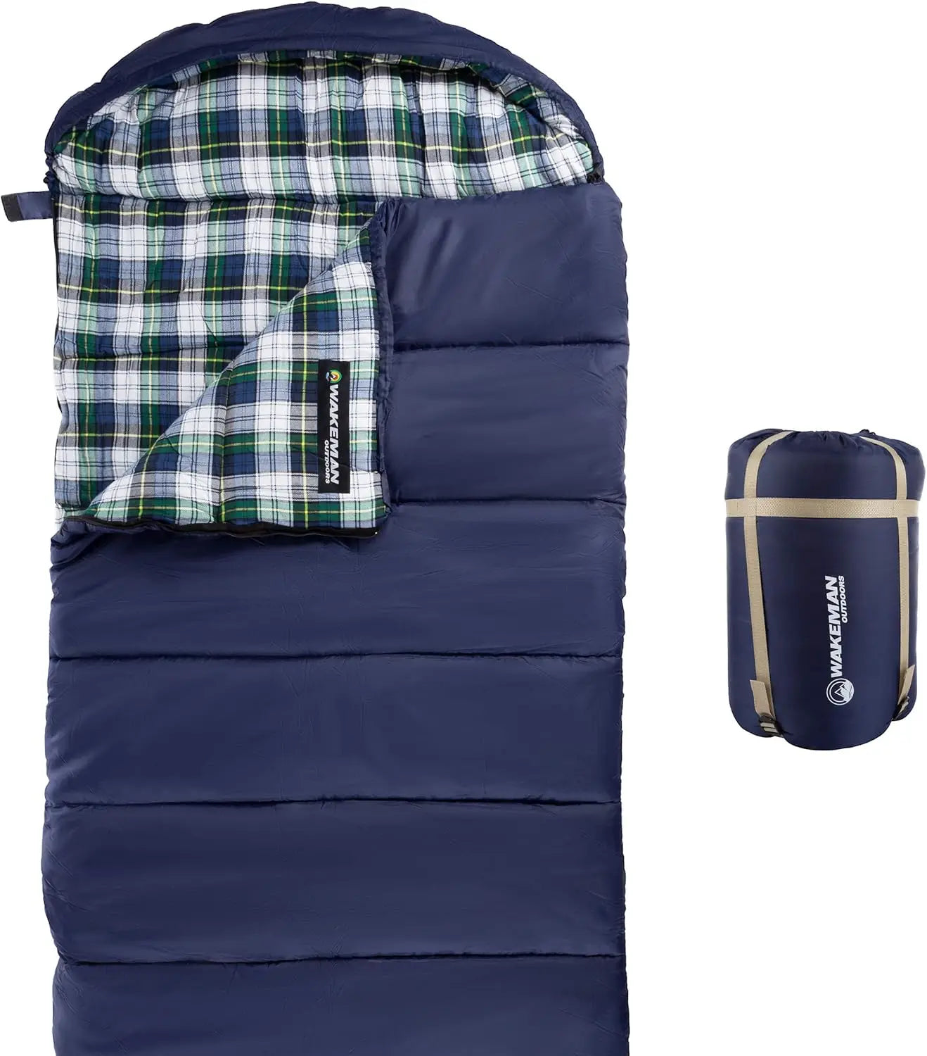 3-Season Hooded Sleeping Bag