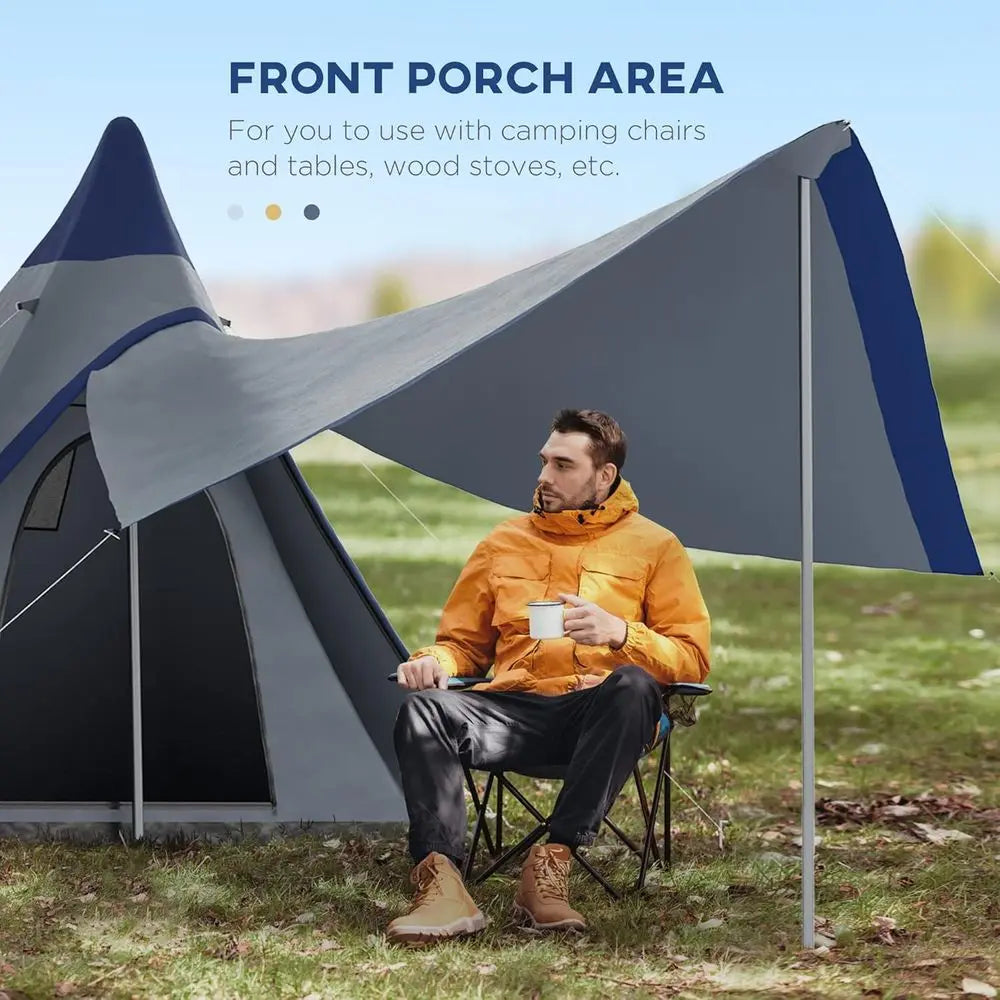 Teepee-Style Camping Tent
