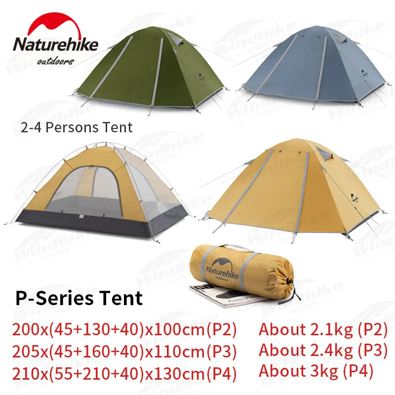 Naturehike 2–3 Person Camping Tent