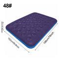 1PC Inflatable Air Mattress Bed with Built-in Pump, Flocked Surface Durable Portable Air Bed for Home Guest Camping Travel