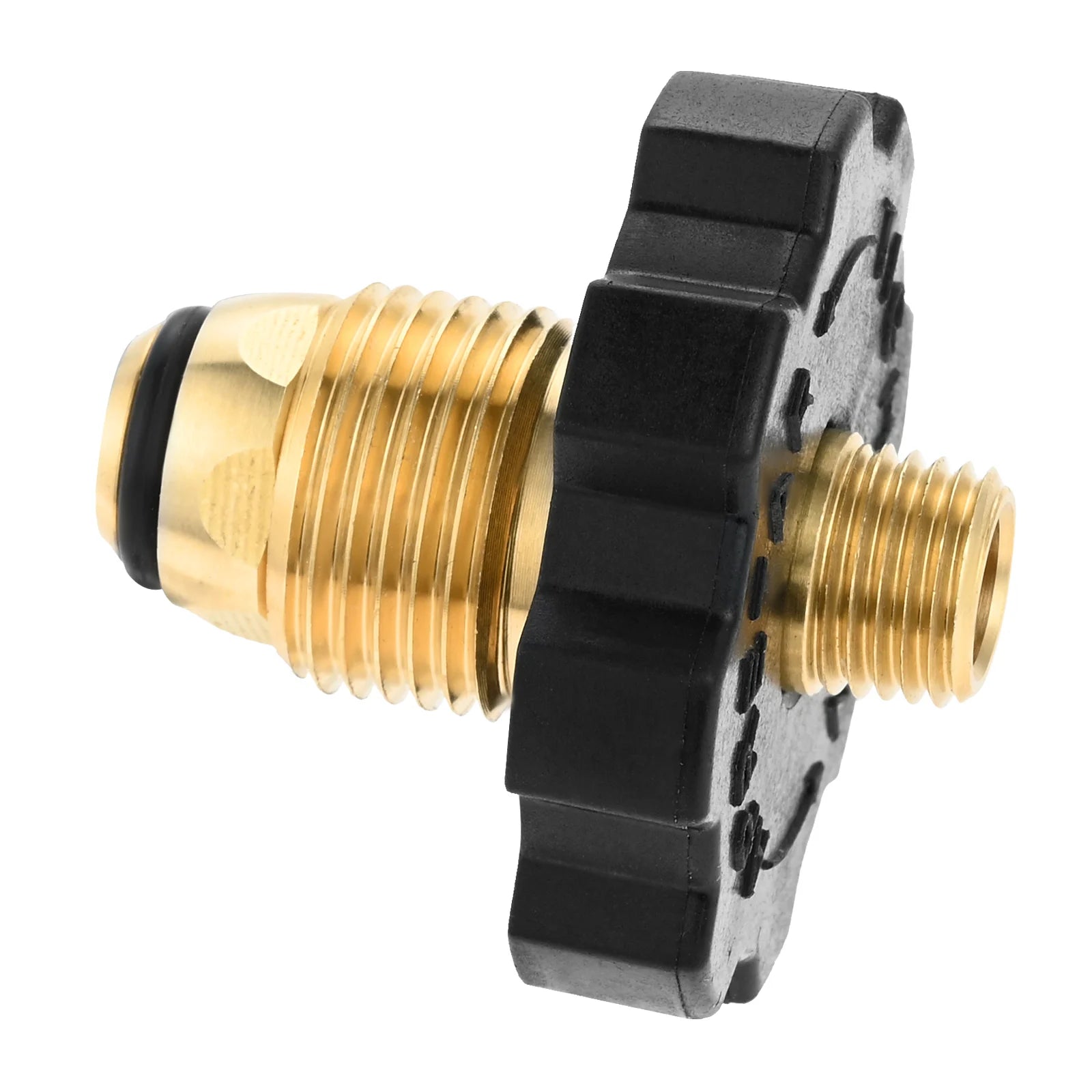 1/4"NPT Propane Extension Hose Kit- Soft Nose POL Propane Gas Fitting LP 1/4" NPT Male & Female Coupler 5FT High Pressure Hose