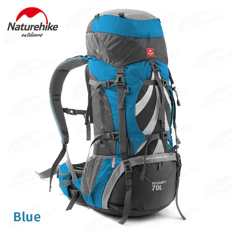 Naturehike 70+5L Hiking Backpack w/ Rain Cover