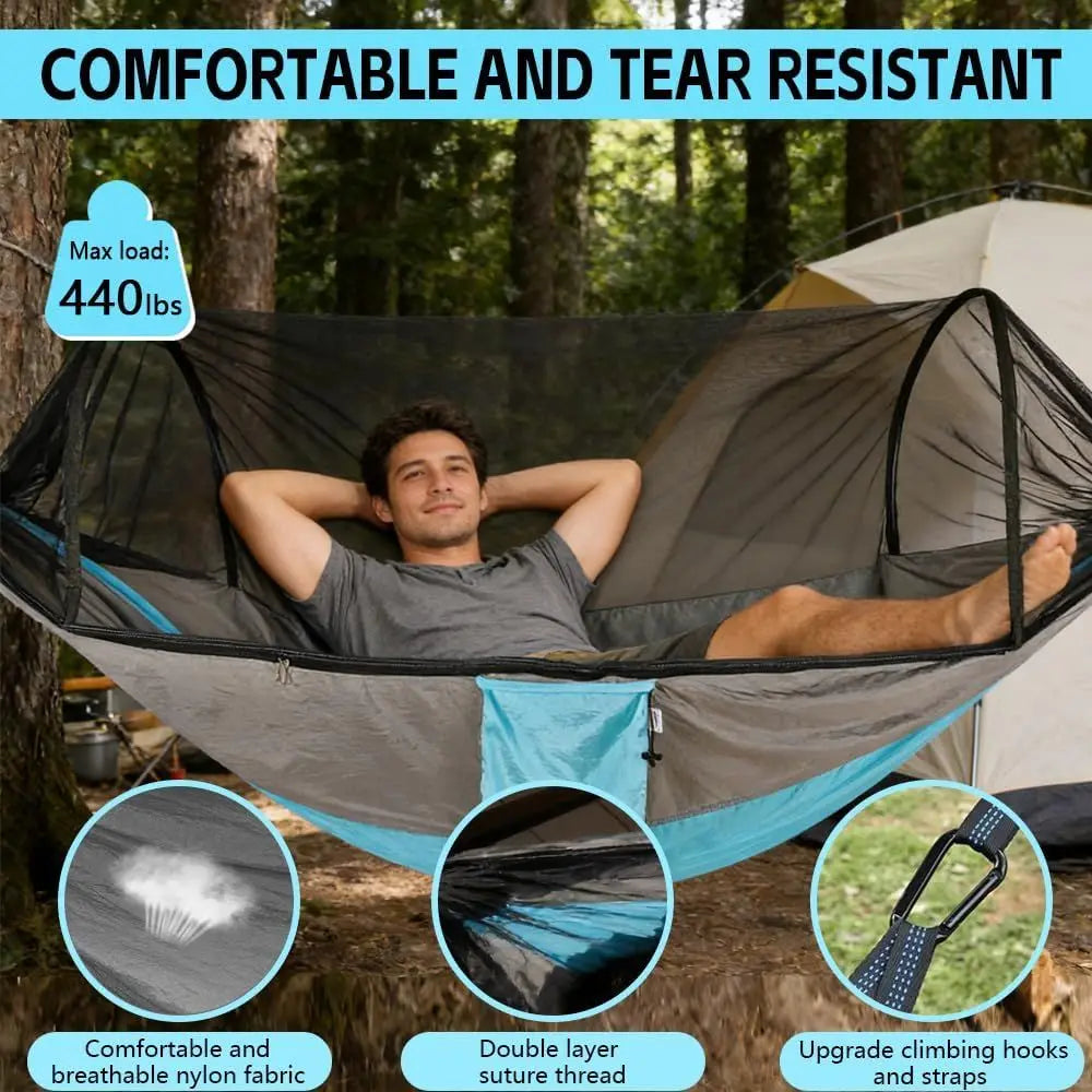 Camping Hammock with Mosquito Net