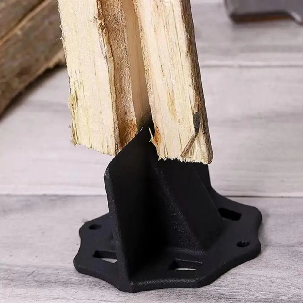 Portable Heavy Duty Manual Wood Splitter Durable Small Wood Splitter Wedge Divider Black Firewood Kindling Splitter Backyard