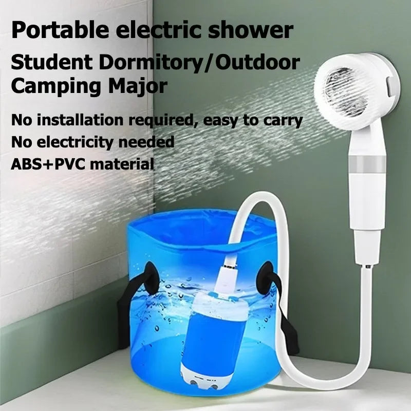 Portable Camp Shower Rechargeable Shower Outdoor Camping Shower Pet Shower Multiple Spray Modes for Camping,Hiking,Traveling,RV