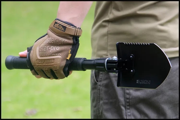 Survival equipment, camping engineer shovel, multi-functional outdoor hoe, military shovel, manganese steel thickened shovel