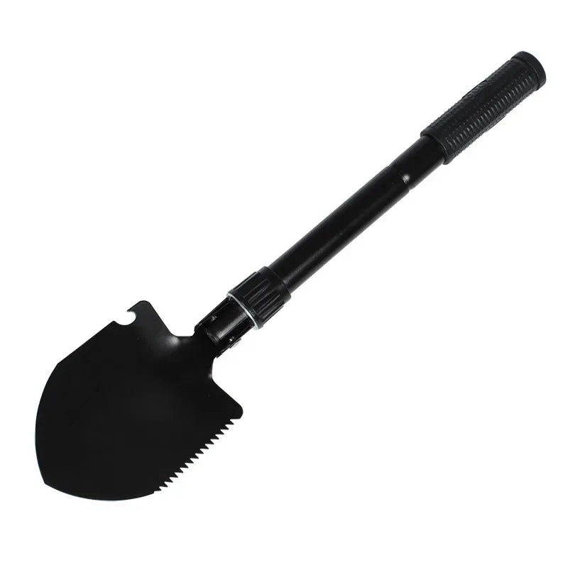 1PC Military Shovel Outdoor Multifu Outdoor Camping Shovel Outdoor Equipment Survival Engineer Shovel with Compass.